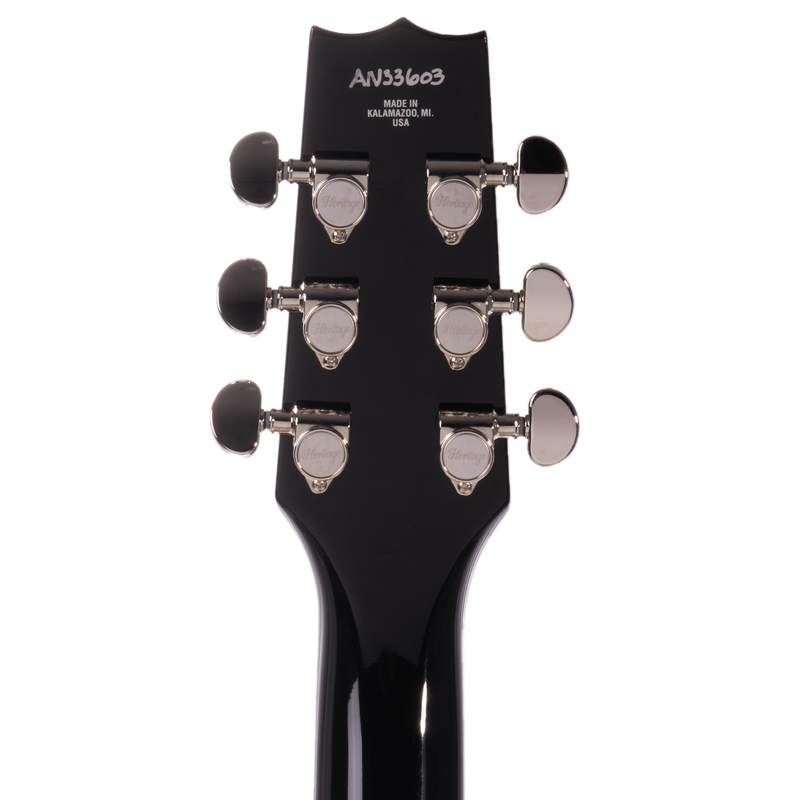 Heritage Standard H-530 Hollow Body Electric Guitar, Ebony Finish, Limited