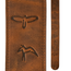 PRS 2.5" Leather Birds Guitar Strap, Distressed Brown
