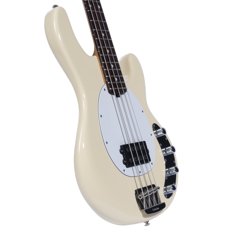Music Man StingRay Special Electric Bass Guitar, Buttercream, Matching Headstock w/ Case