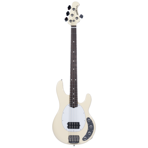 Music Man StingRay Special Electric Bass Guitar, Buttercream, Matching Headstock w/ Case