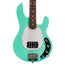 Music Man StingRay Special Electric Bass Guitar, Laguna Green, Matching Headstock, w/ Case