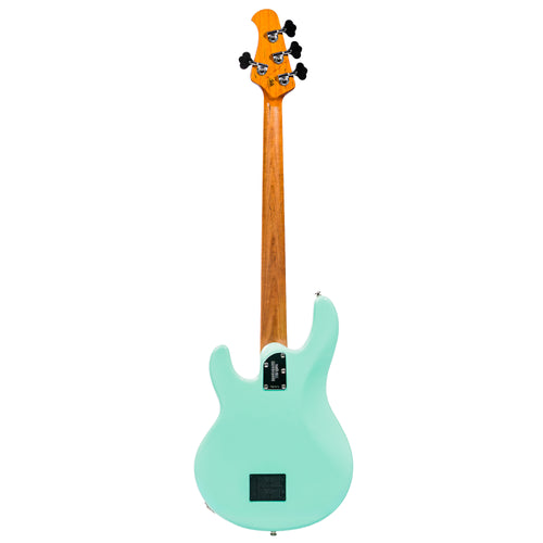 Music Man StingRay Special Electric Bass Guitar, Laguna Green, Matching Headstock, w/ Case
