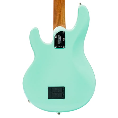 Music Man StingRay Special Electric Bass Guitar, Laguna Green, Matching Headstock, w/ Case