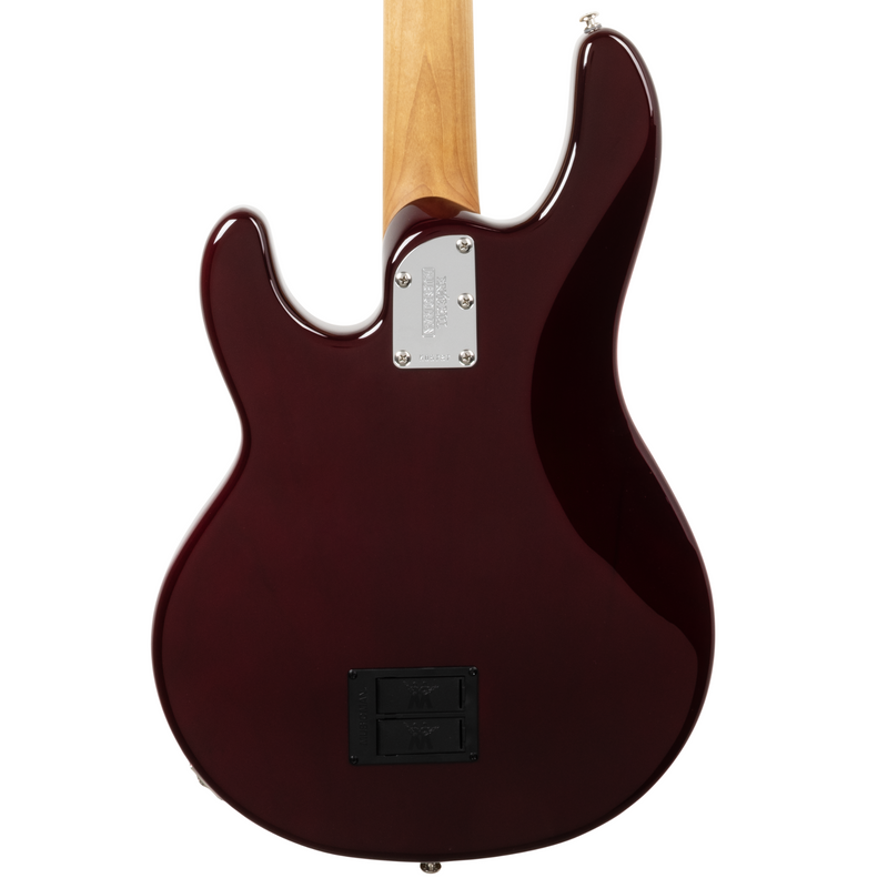 Music Man StingRay Special Bass Guitar, Roasted Maple Fingerboard, Translucent Oxblood