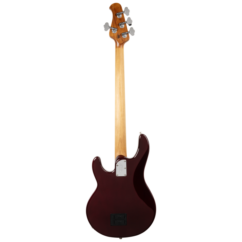 Music Man StingRay Special Bass Guitar, Roasted Maple Fingerboard, Translucent Oxblood
