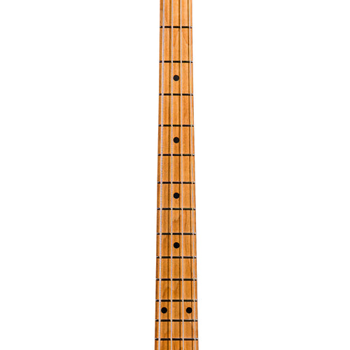 Music Man StingRay Special Bass Guitar, Roasted Maple Fingerboard, Translucent Oxblood
