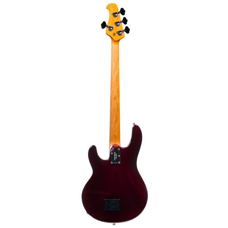 Music Man StingRay Special Bass Guitar, Roasted Maple Fingerboard, Translucent Oxblood
