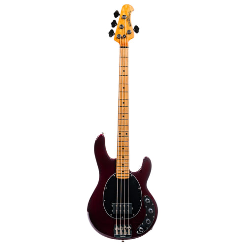 Music Man StingRay Special Bass Guitar, Roasted Maple Fingerboard, Translucent Oxblood