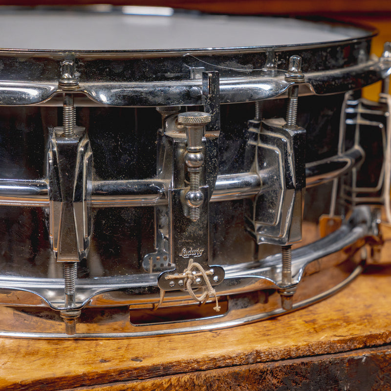 1965 Ludwig LM400 Supraphonic Snare Drum, 14" x 5" - Used