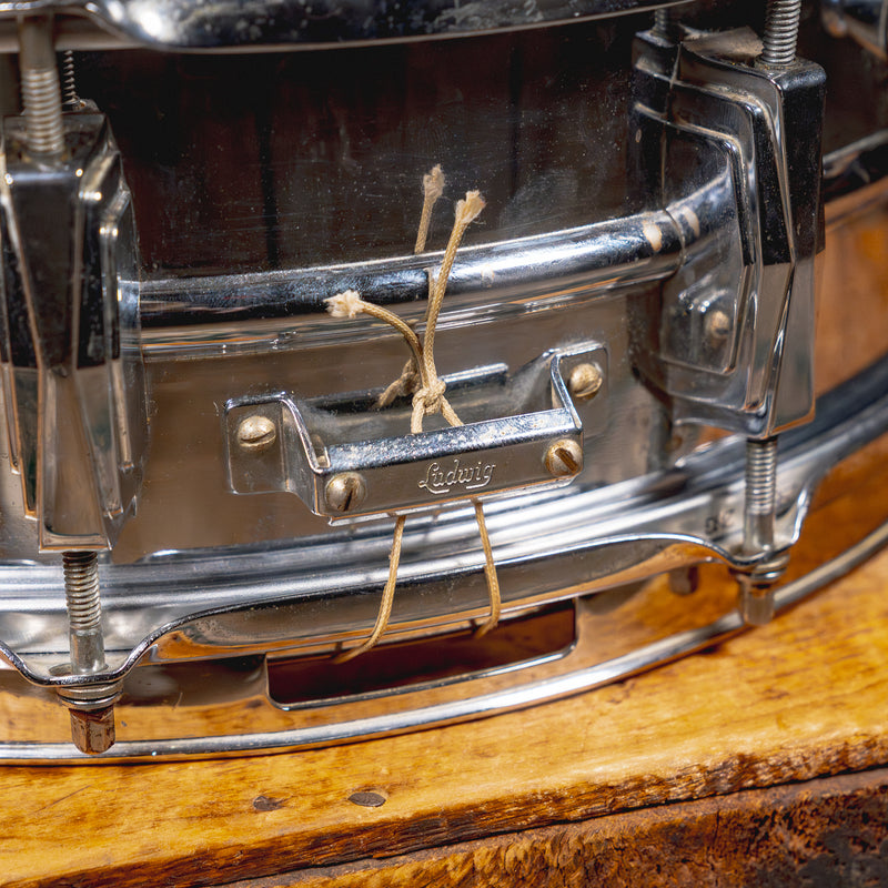 1965 Ludwig LM400 Supraphonic Snare Drum, 14" x 5" - Used