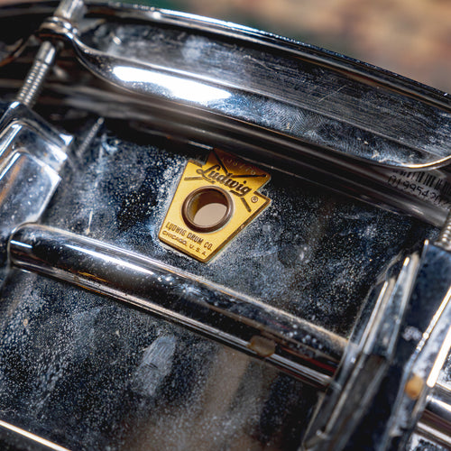 1965 Ludwig LM400 Supraphonic Snare Drum, 14" x 5" - Used