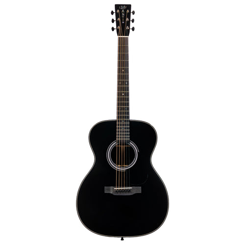 Martin Custom Shop OM-28 Auditorium Blacktop Acoustic Guitar, Spruce/East Indian Rosewood