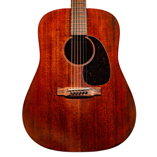 Martin D-15M All Mahogany Dreadnought Acoustic Guitar, Satin Natural