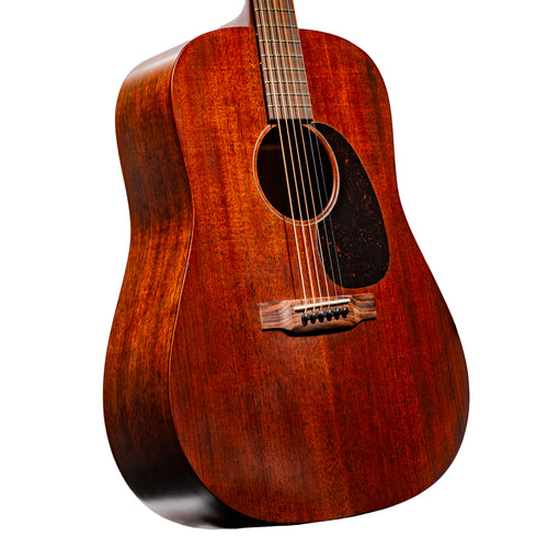 Martin D-15M All Mahogany Dreadnought Acoustic Guitar, Satin Natural