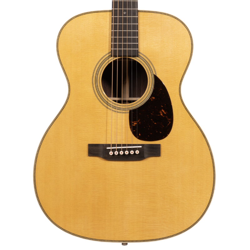Martin OM-28 Acoustic Guitar, Spruce Top, East Indian Rosewood Back And Sides, Natural Finish
