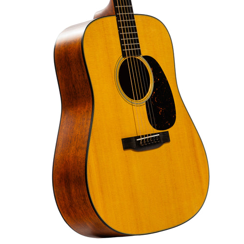 Martin Standard Series D-18 Acoustic Guitar, Satin Natural w/Hard Case