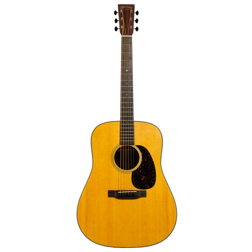 Martin Standard Series D-18 Acoustic Guitar, Satin Natural w/Hard Case