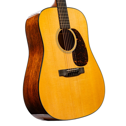 Martin D-18 Standard Series Acoustic Guitar, Natural w/ Hard Case
