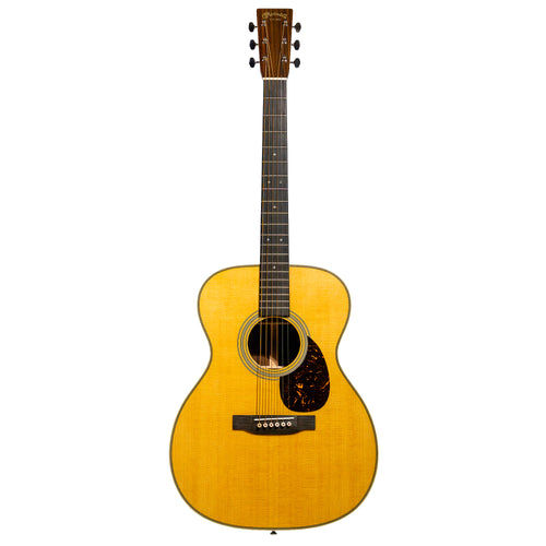Martin OM-28E Standard Series Acoustic-Electric Guitar, Natural w/ Hard Case