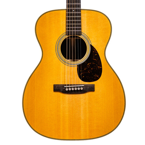 Martin OM-28 Standard Series Acoustic Guitar, Natural w/ Hard Case