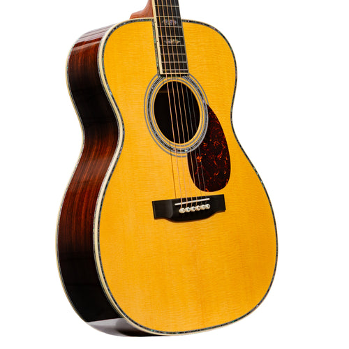 Martin OM-45 Standard Series Acoustic Guitar, Spruce/East Indian Rosewood, Natural w/Hardshell Case