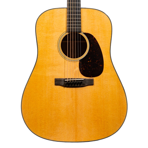 Martin Super D-18 Standard Series Acoustic Guitar, Natural w/ Hard Case