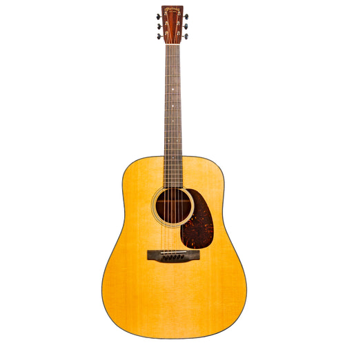 Martin Super D-18 Standard Series Acoustic Guitar, Natural w/ Hard Case