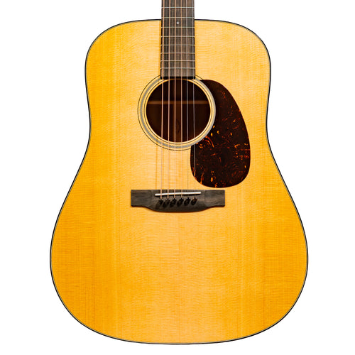 Martin Super D-18 Standard Series Acoustic Guitar, Natural w/ Hard Case