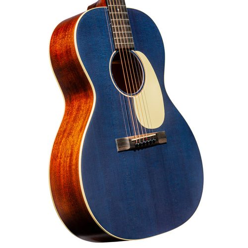 Martin 00L-16E Blue Denim Acoustic-Electric Guitar, Spruce/Mahogany