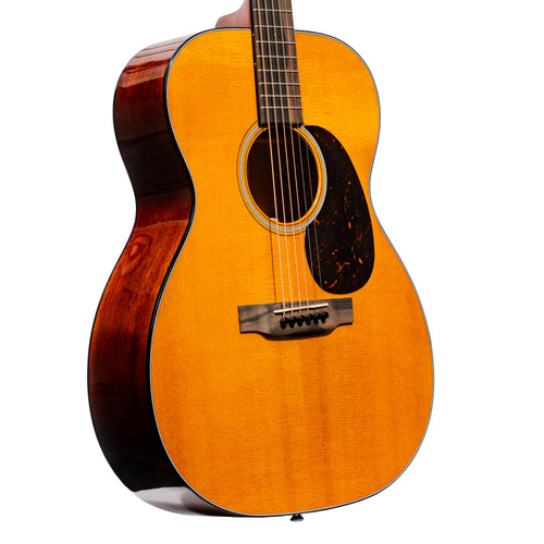Martin 000E Retro Plus Mahogany Acoustic-Electric Guitar, Torrefied Spruce/Mahogany, Natural