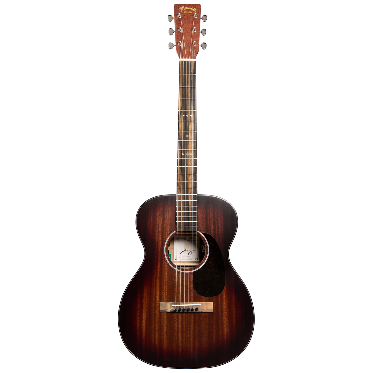 Martin 000 Jr E Jeff Tweedy Acoustic-Electric Guitar, Satin Tweedy Burst
