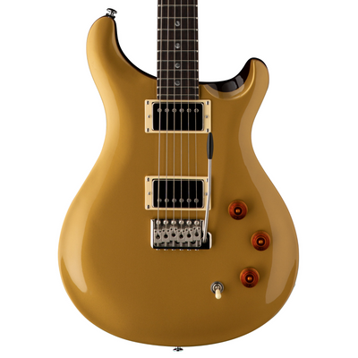 PRS SE DGT Signature Gold Top Electric Guitar with Moon Inlays, Gig Bag