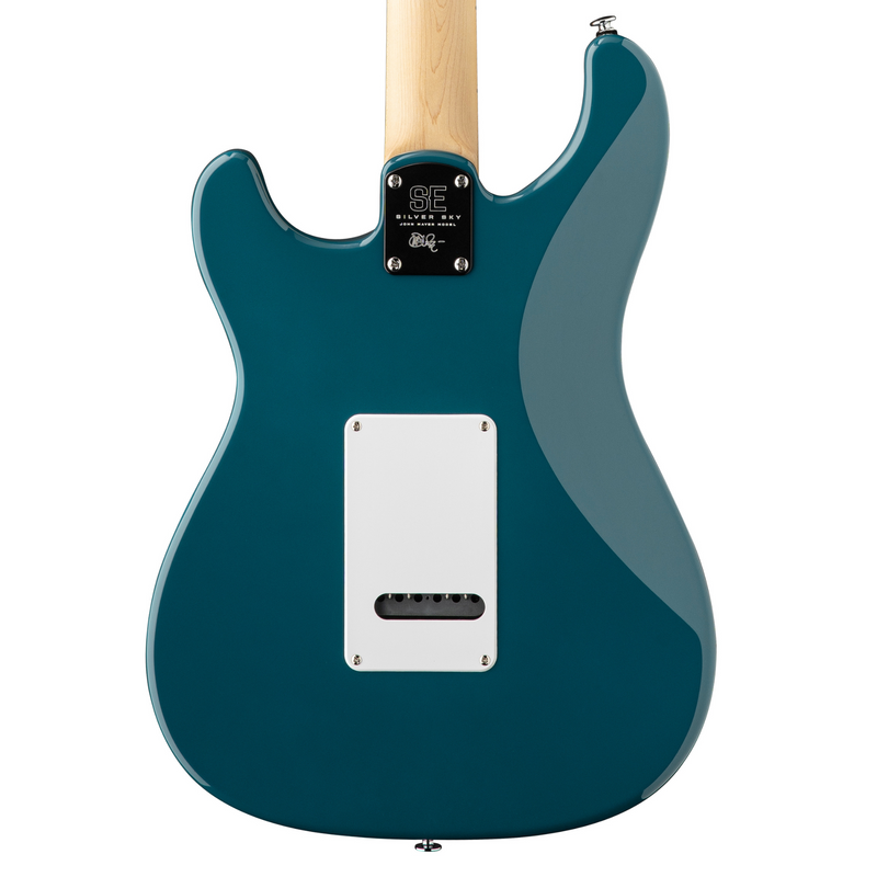 PRS SE Silver Sky Electric Guitar, Maple Fingerboard, Nylon Blue