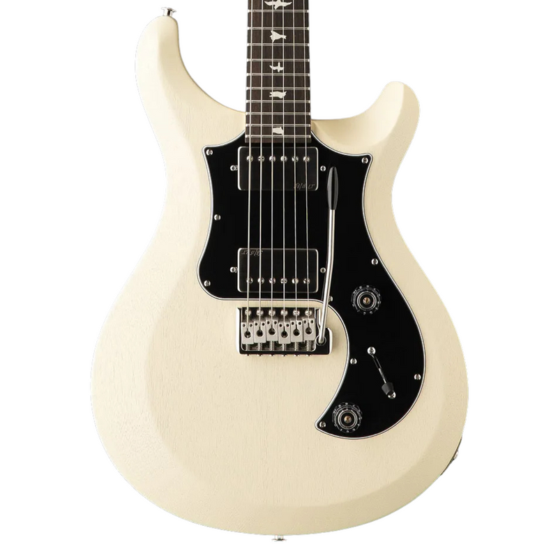 PRS S2 Standard 24 Satin Electric Guitar, Antique White w/ Premium Gig Bag