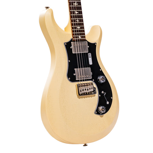 PRS S2 Standard 24 Satin Electric Guitar, Antique White w/ Premium Gig Bag