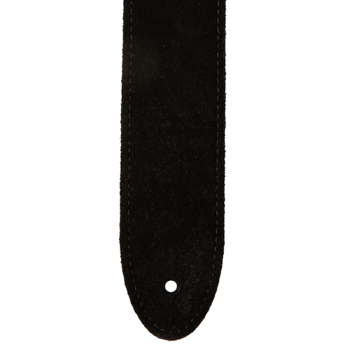 PRS 2" Leather Embossed Birds Guitar Strap, Worn Black