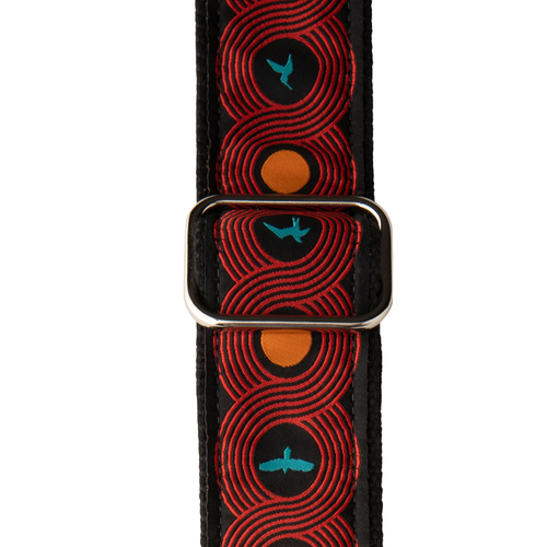 PRS 2" Deluxe Retro Custom Jacquard Guitar Strap, Blue Birds