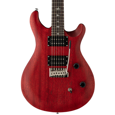 PRS SE CE24 Standard Satin Electric Guitar, Vintage Cherry