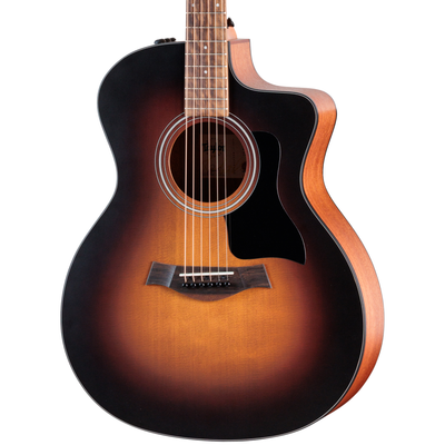 Taylor 114ce Special Edition Grand Auditorium Acoustic Guitar, Dark Tobacco Shaded Edgeburst