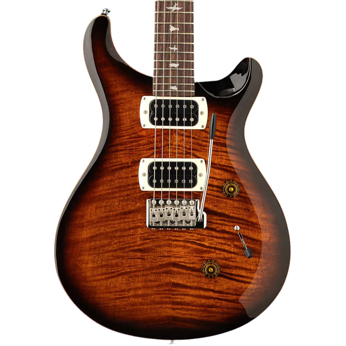 PRS SE Custom 24 Electric Guitar, Rosewood Fingerboard, Black Gold Sunburst