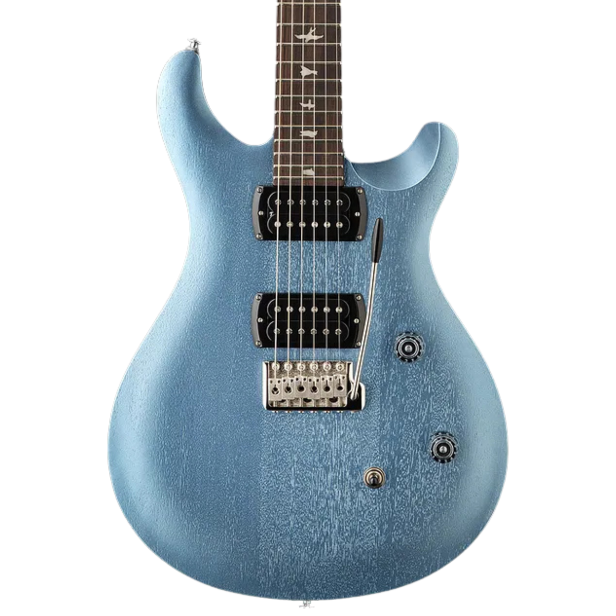 PRS SE CE24 Standard Satin Electric Guitar, Ice Blue Metallic