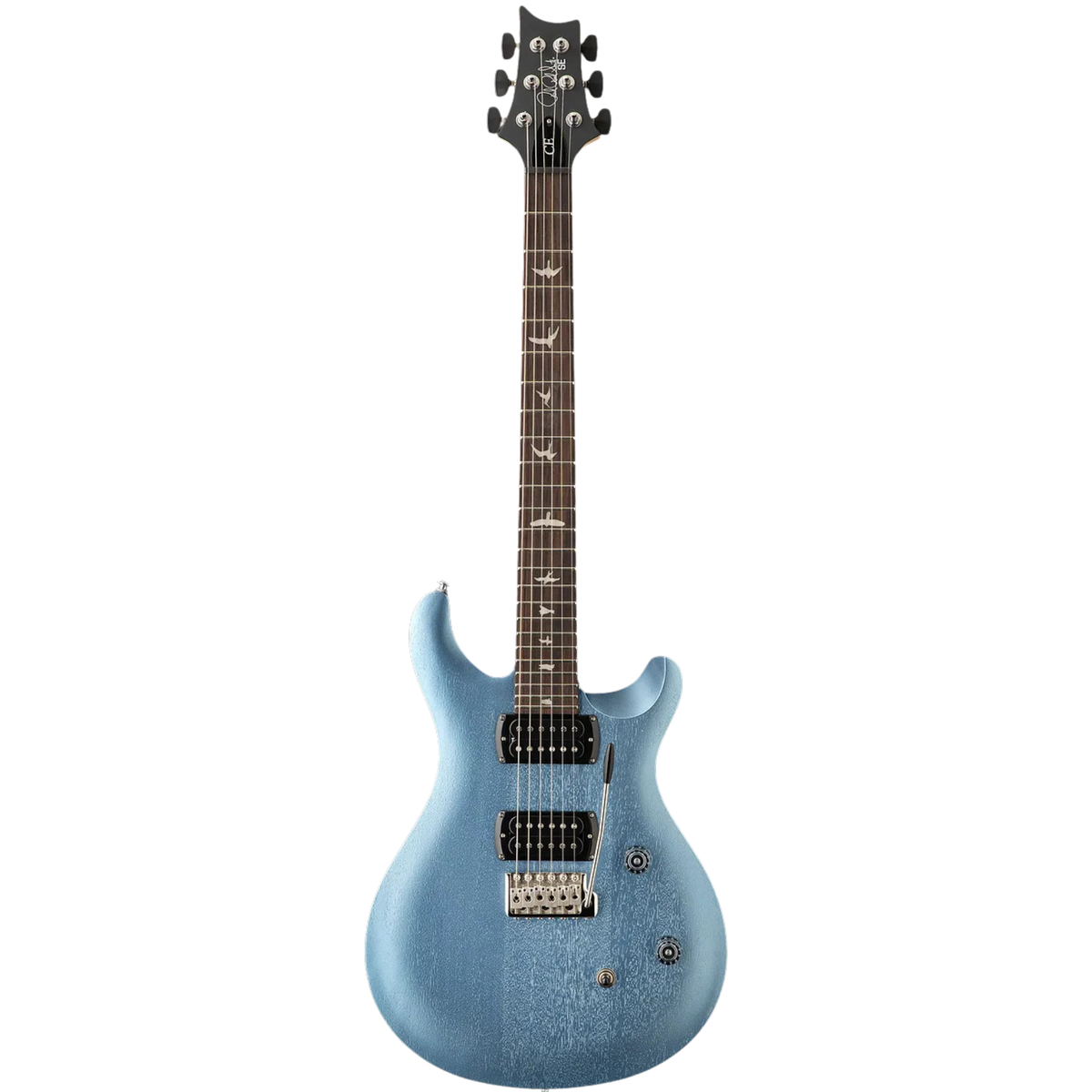 PRS SE CE24 Standard Satin Electric Guitar, Ice Blue Metallic
