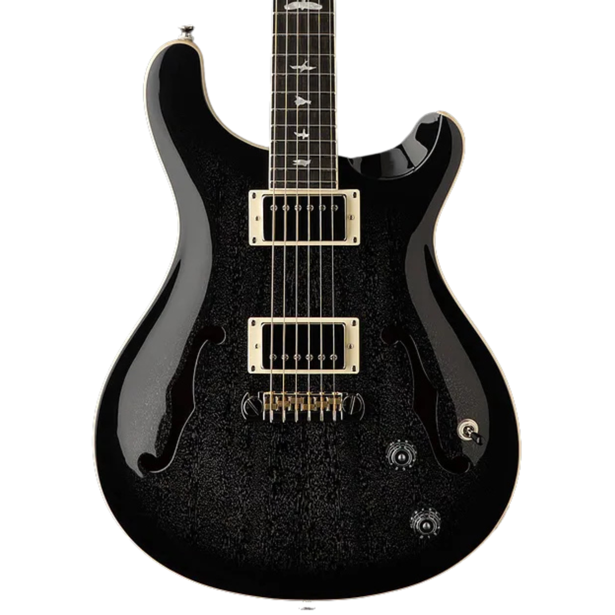 PRS SE Hollowbody Standard Electric Guitar, Dog Hair Smokeburst