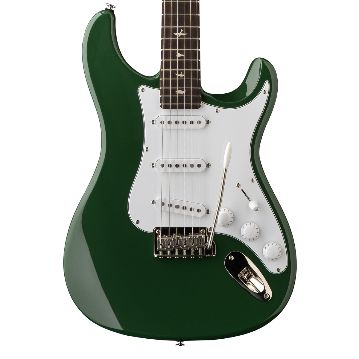 PRS SE Silver Sky Electric Guitar, Rosewood Fingerboard, Laurel Green