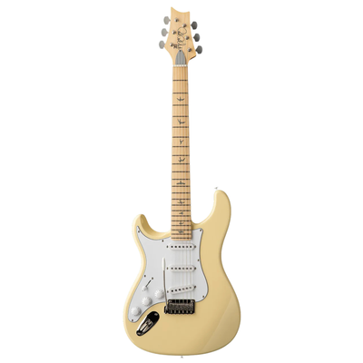 PRS SE Silver Sky Left Handed Electric Guitar, Maple Fingerboard, Moon White