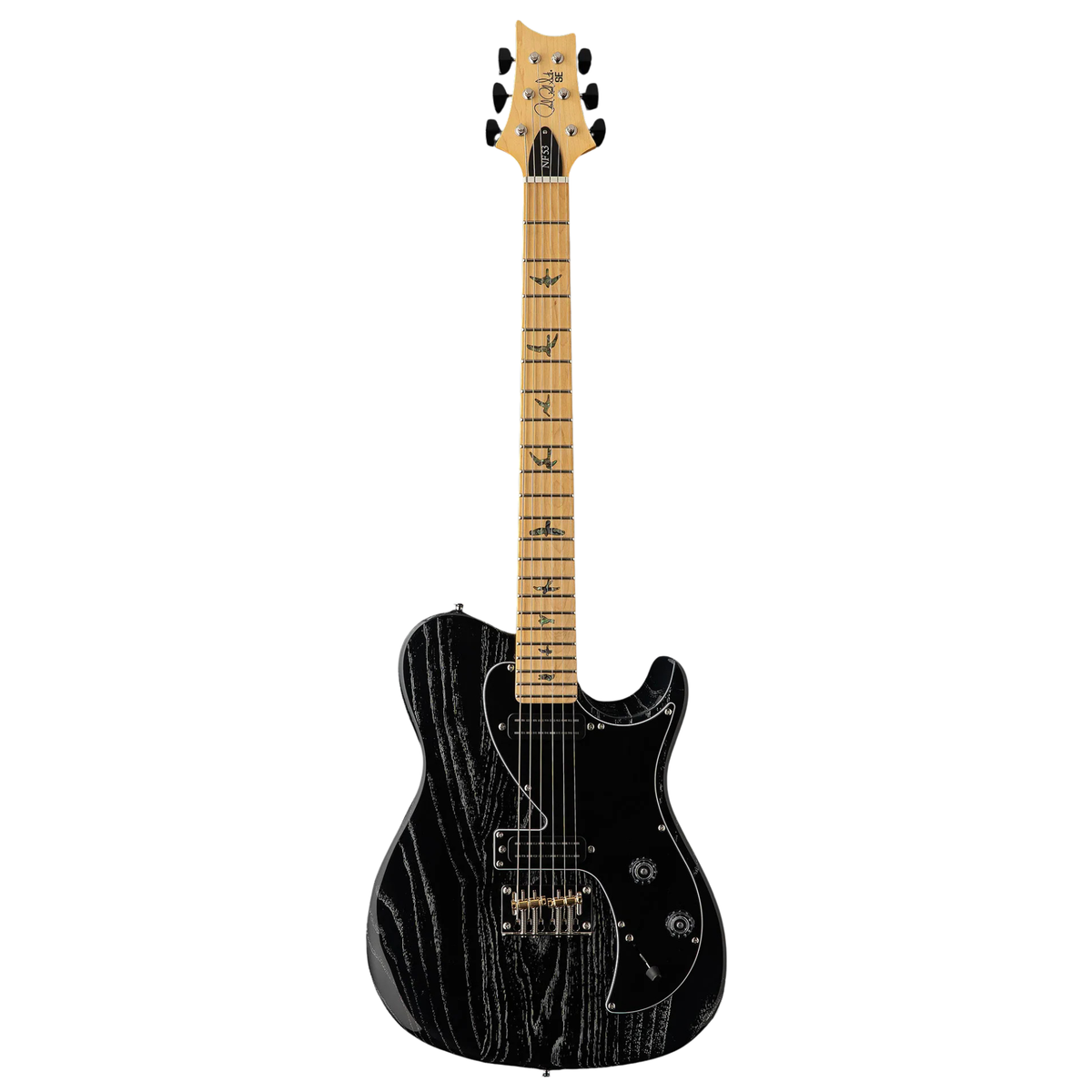 PRS SE NF 53 Electric Guitar, Maple Fingerboard, Black Doghair