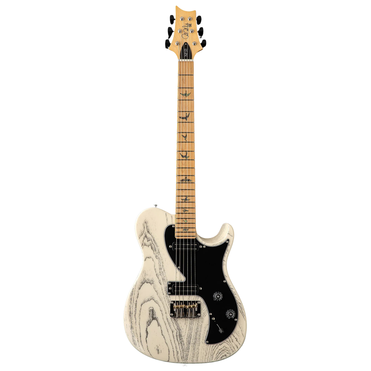 PRS SE NF 53 Electric Guitar, Maple Fingerboard, White Doghair