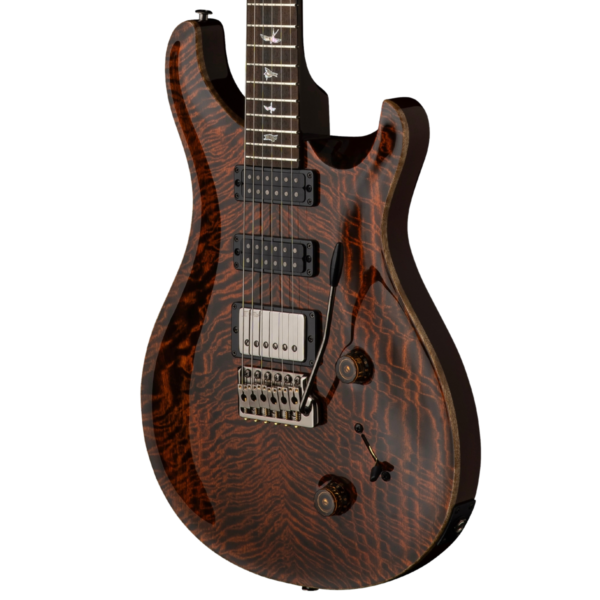 PRS Limited Edition Studio Mango Top Electric Guitar, Ziricote Fingerboard, Orange Tiger