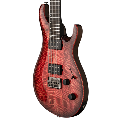 PRS Tekton SVN 7-String Electric Guitar, Ebony Fingerboard, Fuchsia Aura