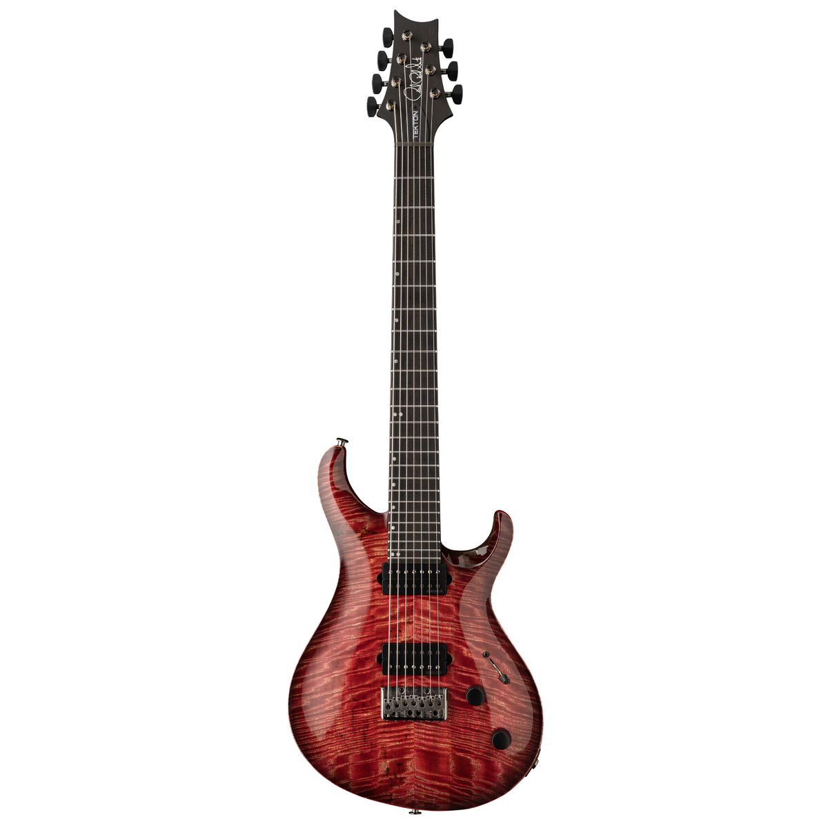 PRS Tekton SVN 7-String Electric Guitar, Ebony Fingerboard, Fuchsia Aura
